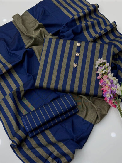 3pc Marina Wool Shawl Dress